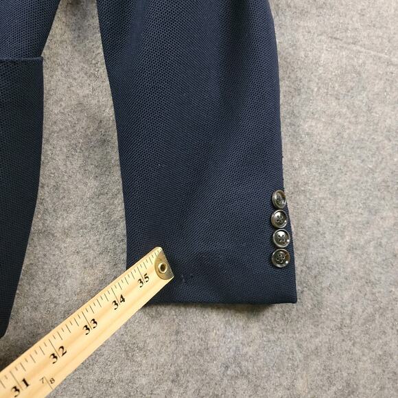 Todd Snyder Italian Knit Sportcoat Blazer size 36S Navy Blue Cotton NWT *Read* - Picture 15 of 16